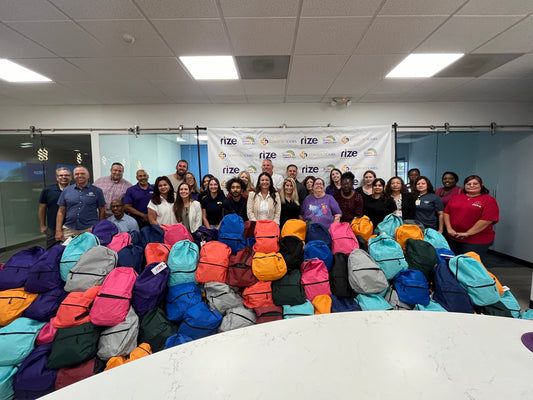 Rize Credit Union partners with Comfort Cases and Barely Canadian to donate essential items to 1,000 foster youth